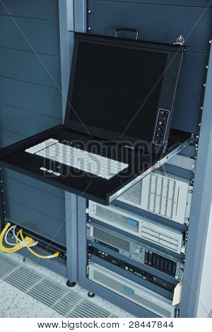 디지털 tv ip 통신 및 인터넷에 대 한 컴퓨터와 네트워크 서버 룸
