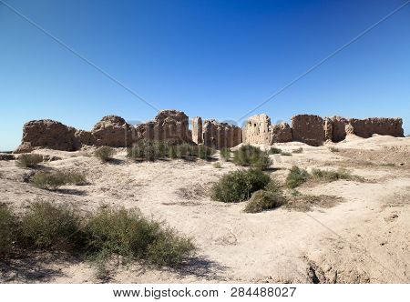 Ruins Of Fortress Kyzylkala (red Town) -trading Settlement On The Silk Road (10-13 Century), Ancient