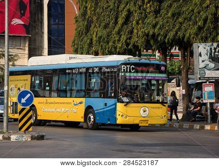 Blk Bus Of Rtc Or Chiangmai Smart Bus.
