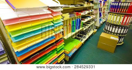 Inside Interior Of A Stationery Store