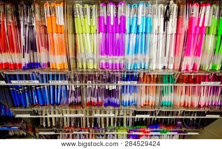 Inside Interior Of A Stationery Store