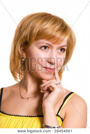menina hesitando