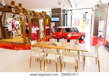 Inside Interior Of A Virgin Mobile  Store