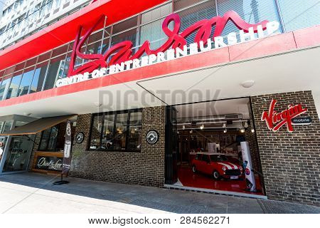 Inside Interior Of A Virgin Mobile  Store