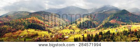 Autumn And Winter In The Mountains