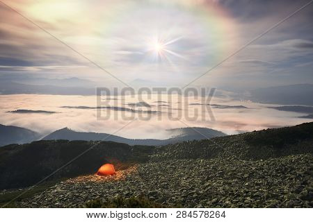 Night Misty Mountains