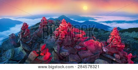 Night Misty Mountains