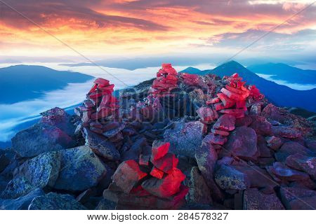 Night Misty Mountains