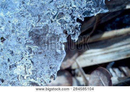 The End Of Winter, Spring Comes, Snow And Ice Melt