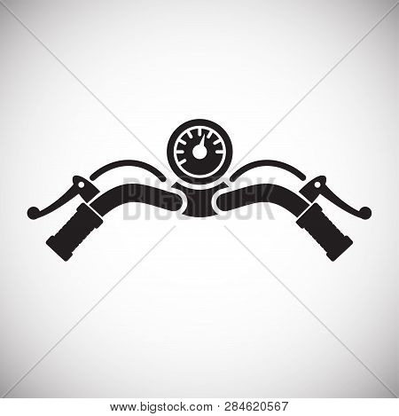 Motorcycle Bar Icon On White Background For Graphic And Web Design, Modern Simple Vector Sign. Inter