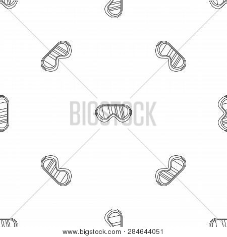 Protect Goggles Pattern Seamless Vector Repeat Geometric For Any Web Design