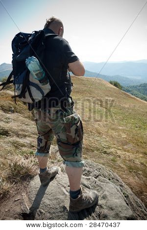 Bieszczady 山の南の東のポーランド