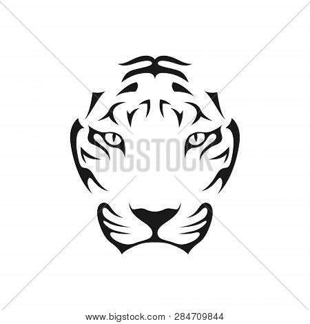 Tiger Head Abstract Image Animal Symbol Illustration