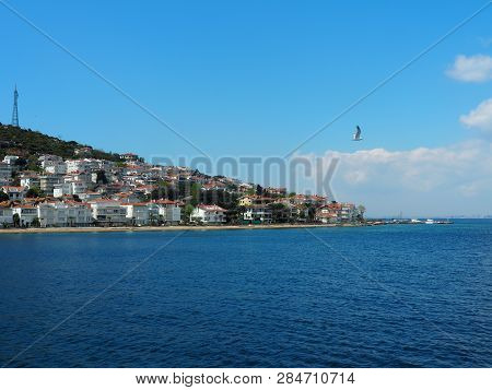 Istanbul. Historic Buildings, Strait Views Bosfr. Istanbul Historical Monuments And Culture