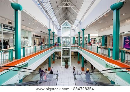Inside Interior Of Alberton City Mall In Johannesburg
