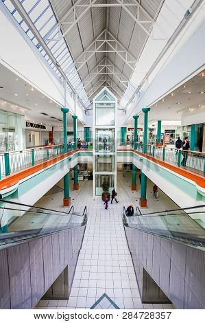 Inside Interior Of Alberton City Mall In Johannesburg