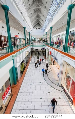 Inside Interior Of Alberton City Mall In Johannesburg