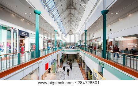 Inside Interior Of Alberton City Mall In Johannesburg