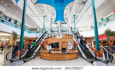 Inside Interior Of Alberton City Mall In Johannesburg