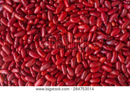 Red Bean Seed Food Texture Pattern For Background