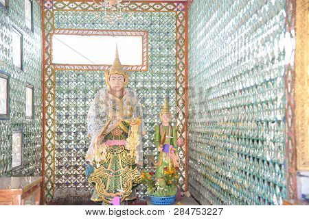 The Botataung Pagoda Located In Downtown Yangon, Myanmar..botataung Pagoda Was A Famous Landmark In 