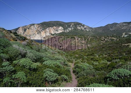 The Trail To Porto Corallo In The Coast Of Masua