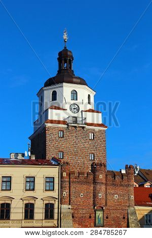 Krakow Gate (brama Krakowska) In Lublin Old Town