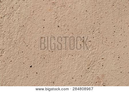 Concrete Old Wall Paint Peeled Off Due To Mosture And Aged, Texture Or Background