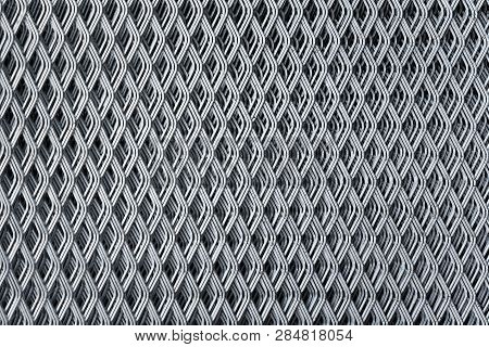 Expanded Metal Steel In The Factory Industry.