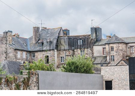 Downtown Landerneau In Finistère