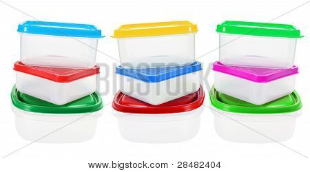 Plastik kaplar