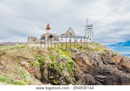 Saint-mathieu Lighthouse And Former Abbey At Pointe Saint-mathieu