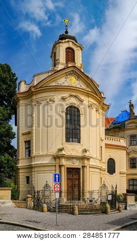 Scenic View Of Ursuline Convent Church In Kutna Hora, Czech Republic