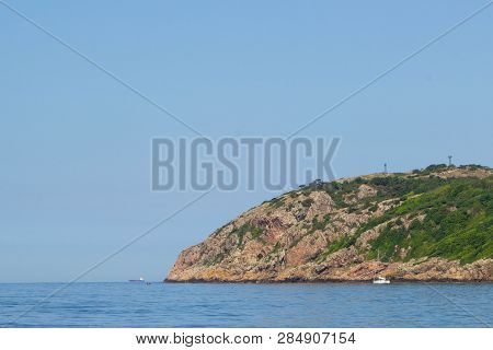 View Of The Kullaberg Cliff Near Town Molle In Sweden