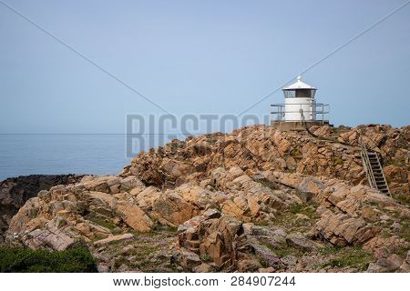 View Of The Kullaberg Cliff Near Town Molle In Sweden