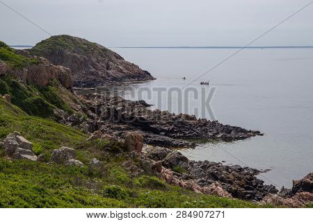 View Of The Kullaberg Cliff Near Town Molle In Sweden