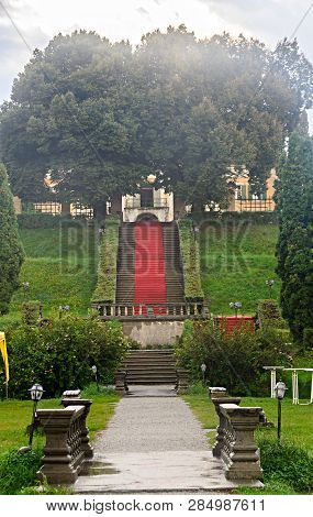 Detail From Outdoor Garden Of The Old Palace Brukenthal Avrig.