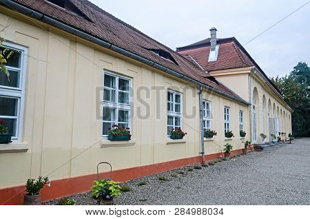 Detail From Outdoor Garden Of The Old Palace Brukenthal Avrig.