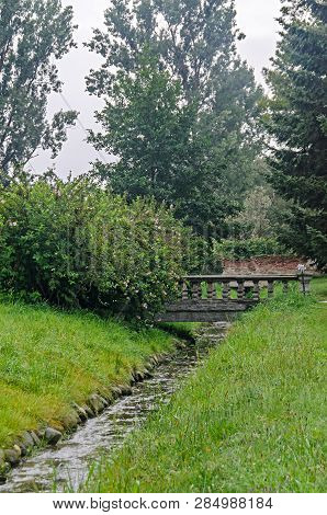 Detail From Outdoor Garden Of The Old Palace Brukenthal Avrig.