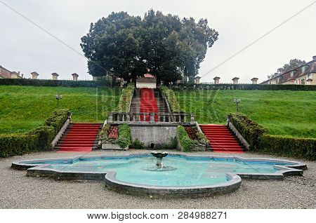 Detail From Outdoor Garden Of The Old Palace Brukenthal Avrig.