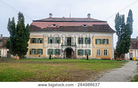 Detail From Outdoor Garden Of The Old Palace Brukenthal Avrig.