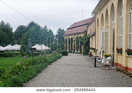 Detail From Outdoor Garden Of The Old Palace Brukenthal Avrig.