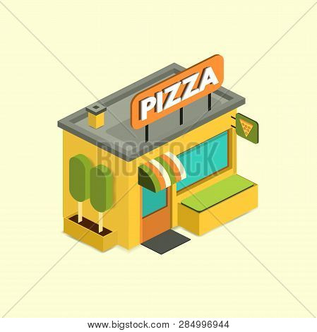 Pizzeria. Italian Food Design Background. Pepperoni Neon Sign. Pizza Logo, Label, Element. Pizzeria,