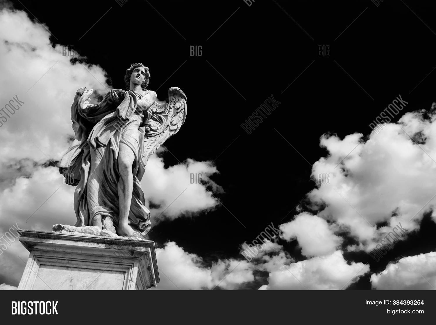 Angel Statue Holding Image & Photo (Free Trial) Bigstock