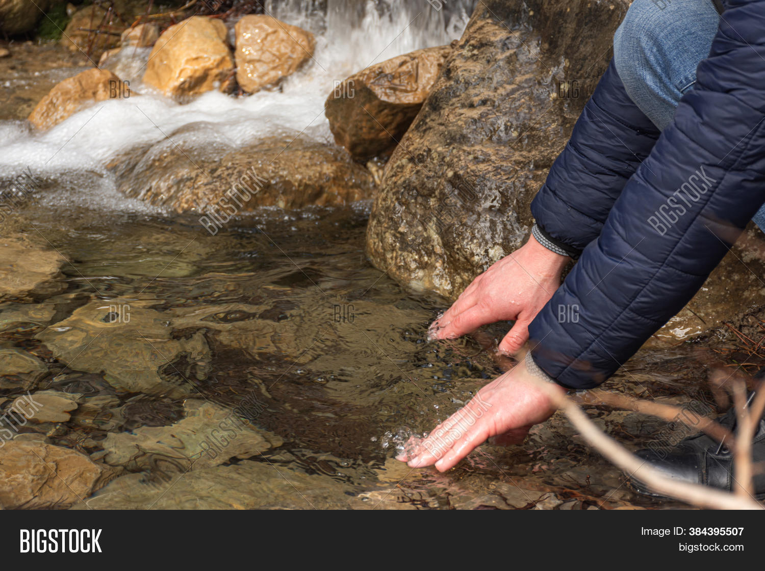 Lowering Hand Man Lowered His Hands Image & Photo (Free Trial) | Bigstock