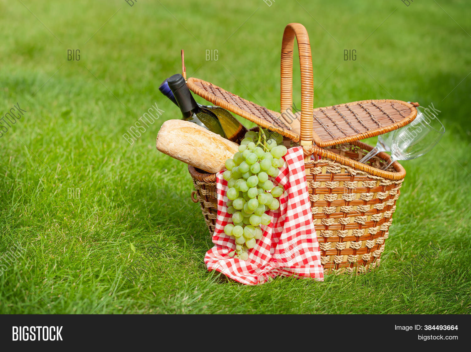 Picnic Basket Wine, Image & Photo (Free Trial) Bigstock