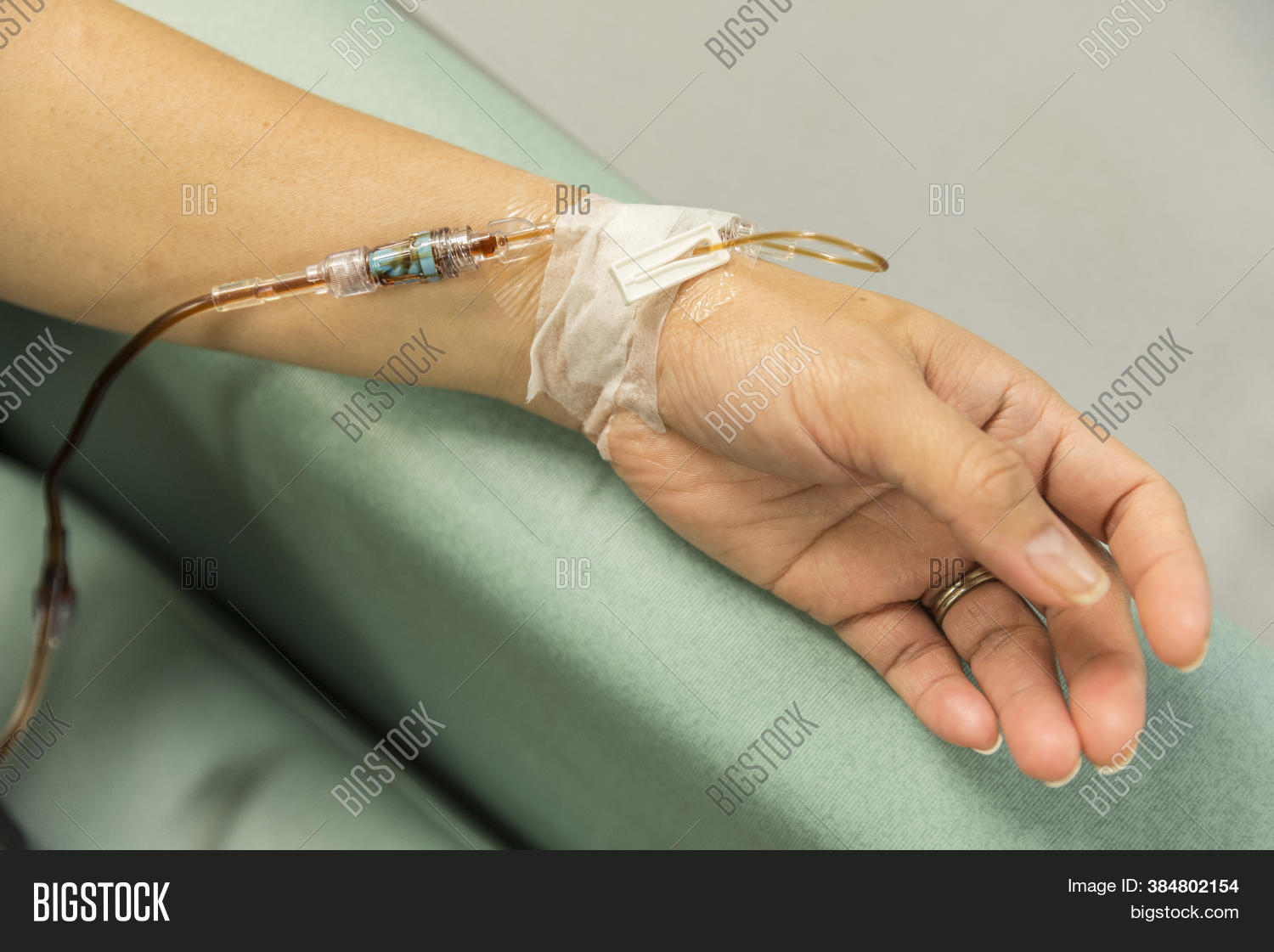 Close Hand Under Iv Image & Photo (Free Trial) Bigstock