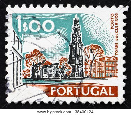 Frimærke Portugal 1972 Torre dos Clerigos, Porto