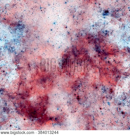 Galaxy Pattern Repeated Design. Violet Abstract Background. Galaxy Pattern For Wrapping Paper, Fabri