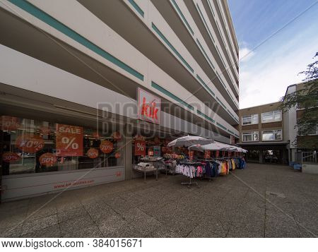Kik Shop Store Front In Germany, Hanover, Germany, 31.8.2020 Kik Is A Famous Brand Of Cheap Shirts A